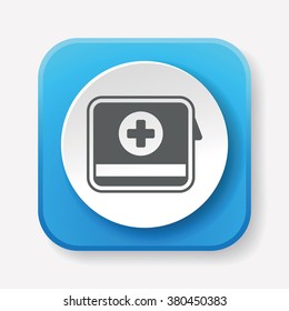 First aid kit icon