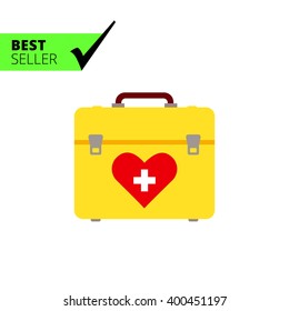 First aid kit icon