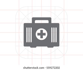 First aid kit icon