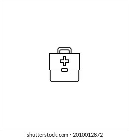 first aid kit icon background