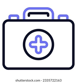 Icono del kit de primeros auxilios puede utilizarse para uiux, etc