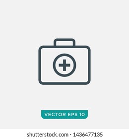 First Aid Kit Icon Design, Vector  EPS10