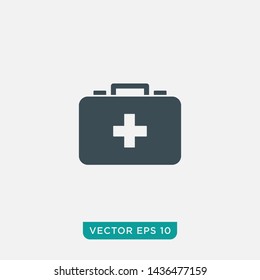 First Aid Kit Icon Design, Vector  EPS10