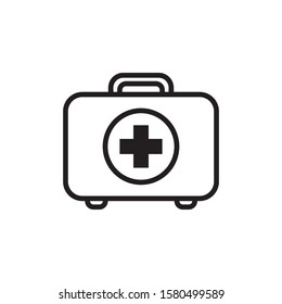 First aid kit icon design. vector illustration