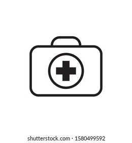 First aid kit icon design. vector illustration