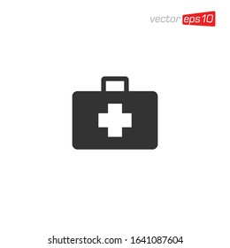 First Aid Kit Icon Design Vector