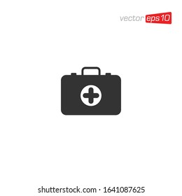 First Aid Kit Icon Design Vector