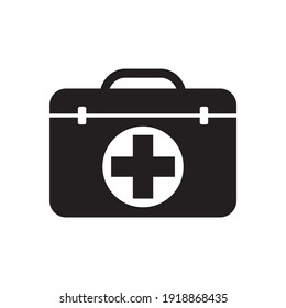 First aid kit icon design template vector illustration