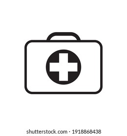 First aid kit icon design template vector illustration