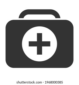 First aid kit icon design template vector illustration graphic