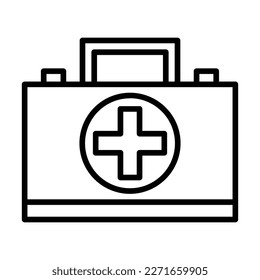 Diseño De Icono De First Aid Kit Para Uso Personal Y Comercial