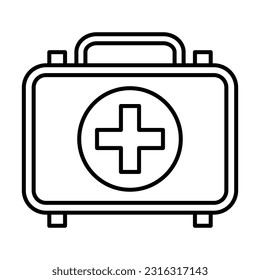 First Aid Kit Icon Design For Personal And Commercial Use.