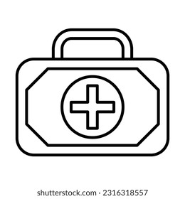 First Aid Kit Icon Design For Personal And Commercial Use.