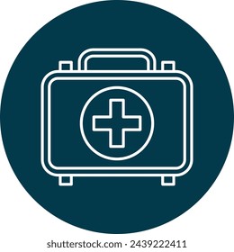 First Aid Kit Icon Design For Personal And Commercial Use.