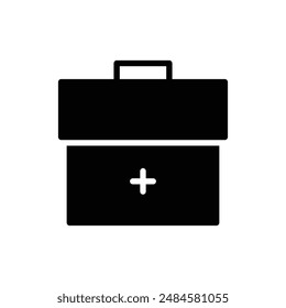 first aid kit icon element design