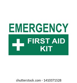 First Aid Kit Icon, Emergency Equipment Illustration As A Simple Vector Sign & Trendy Symbol for Design and Websites, Presentation or Mobile Application.