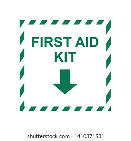 First Aid Kit Icon, Emergency Equipment Illustration As A Simple Vector Sign & Trendy Symbol for Design and Websites, Presentation or Mobile Application.