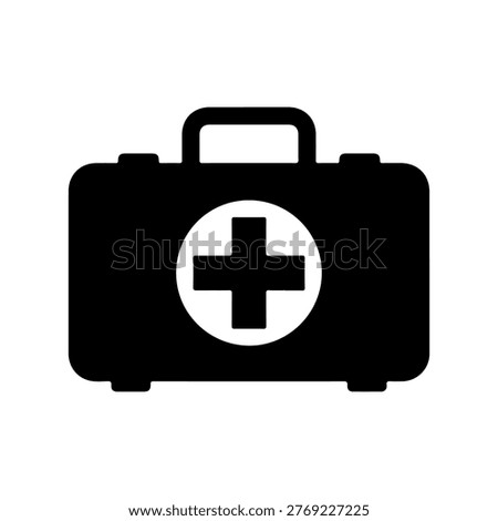 First Aid Kit Icon for Emergency Medical Care