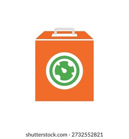 First Aid Kit Icon in Flat Design Style for Medical Use