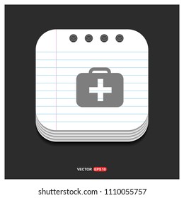 First aid kit icon - Free vector icon