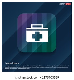First aid kit icon - Free vector icon