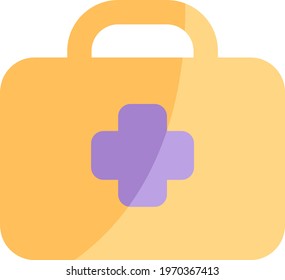 Kit de primeros auxilios, ilustración de iconos, vector sobre fondo blanco