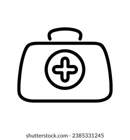 ilustración de icono del kit de primeros auxilios