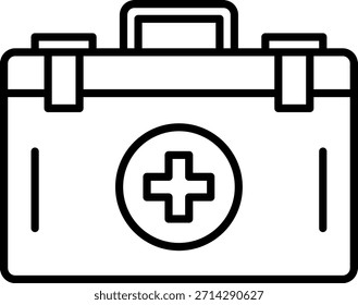 Ilustración de icono de kit de primeros auxilios