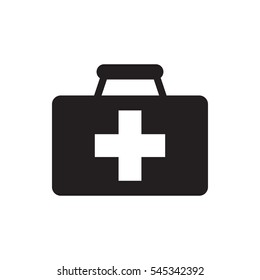 first aid kit icon illustration isolated vector sign symbol