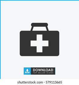 first aid kit icon illustration isolated vector sign symbol