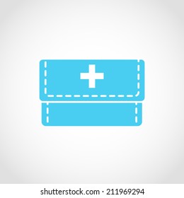First aid kit Icon Isolated on White Background