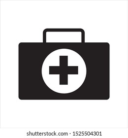 first aid kit icon logo symbol black