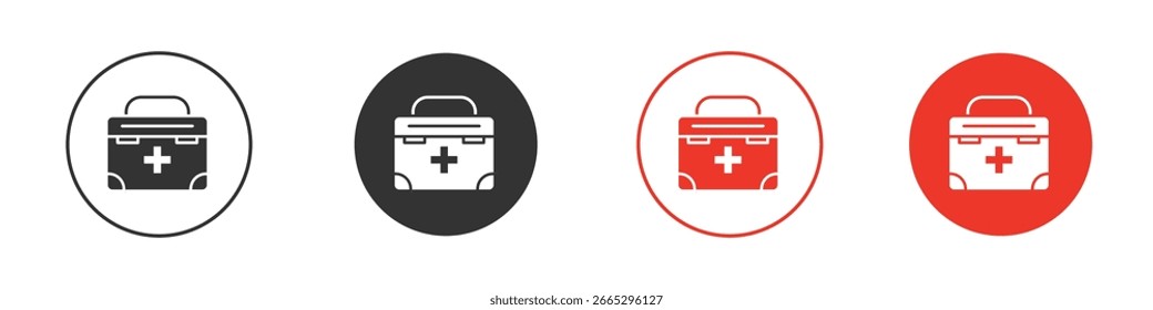 Icono del kit de primeros auxilios para el logotipo, símbolo de la muestra del Vector para el diseño