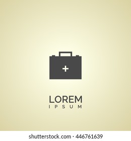 first aid kit icon. first aid kit logo
