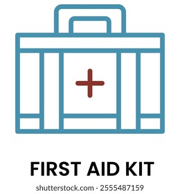 First Aid Kit Icon for Medical Element Design
