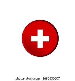 first aid kit icon on white background