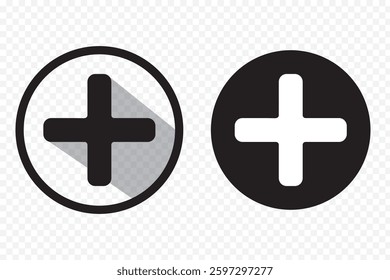First aid kit icon set. Medical box with cross. Medical emergency equipment. Healthcare concept.  Medical symbol, Variety Design. EPS 10