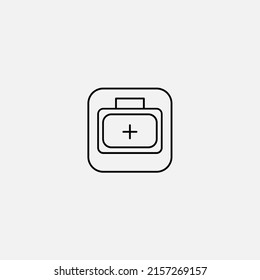 First aid kit icon sign vector,Symbol, logo illustration for web and mobile