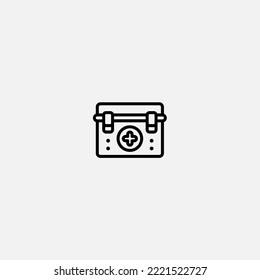 First aid kit icon sign vector,Symbol, logo illustration for web and mobile