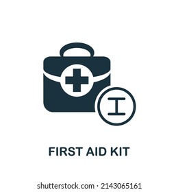 First Aid Kit icon. Simple element from healthcare collection. Creative First Aid Kit icon for web design, templates, infographics and more