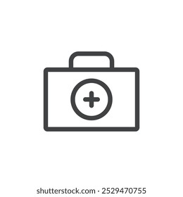Icono de kit de primeros auxilios símbolo de Vector simple