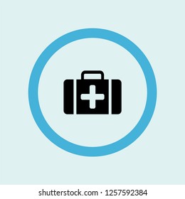 first aid kit icon symbol. Premium quality isolated first aid kit vector icon in trendy style. first aid kit element.