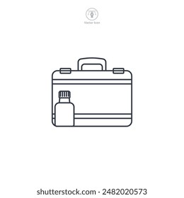 First Aid Kit Icon symbol vector illustration isolated on white background