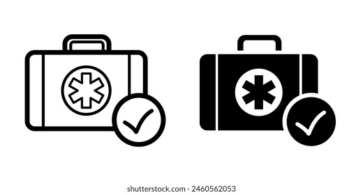 First Aid Kit icon template design