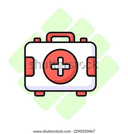 The first aid kit icon typically represents a collection of supplies and equipment used to provide medical assistance in emergency situations