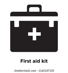 First aid kit icon vector isolated on white background, First aid kit transparent sign , medical health symbols