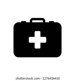first aid kit icon, vector on white background editable eps10
