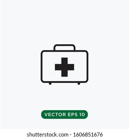 first aid kit icon vector design concept