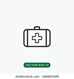 first aid kit icon vector design concept