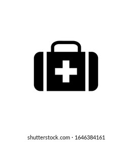 First Aid Kit Icon Vector Illustration